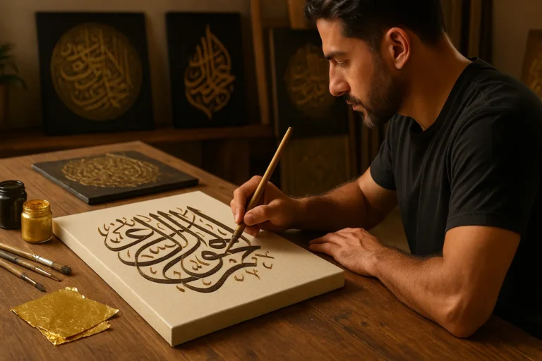 Handmade Islamic Wall Art Dubai: Where Craftsmanship Meets Spirituality