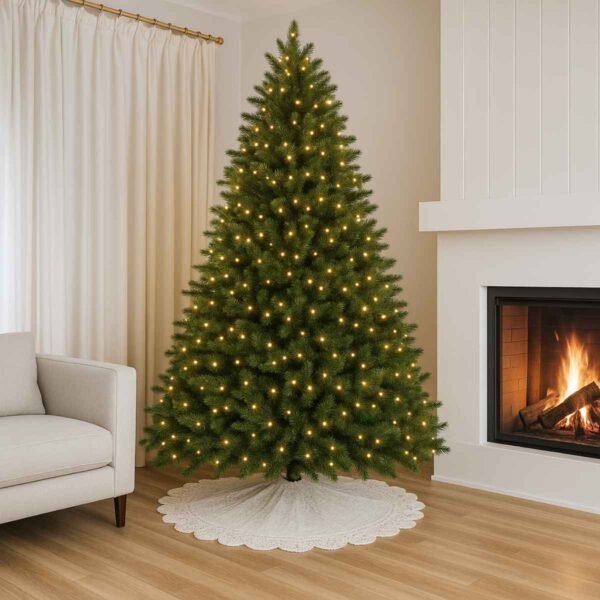 Luxury Snow-Frosted Artificial Christmas Tree 01 Luxury Snow-Frosted Artificial Christmas Tree in dubai