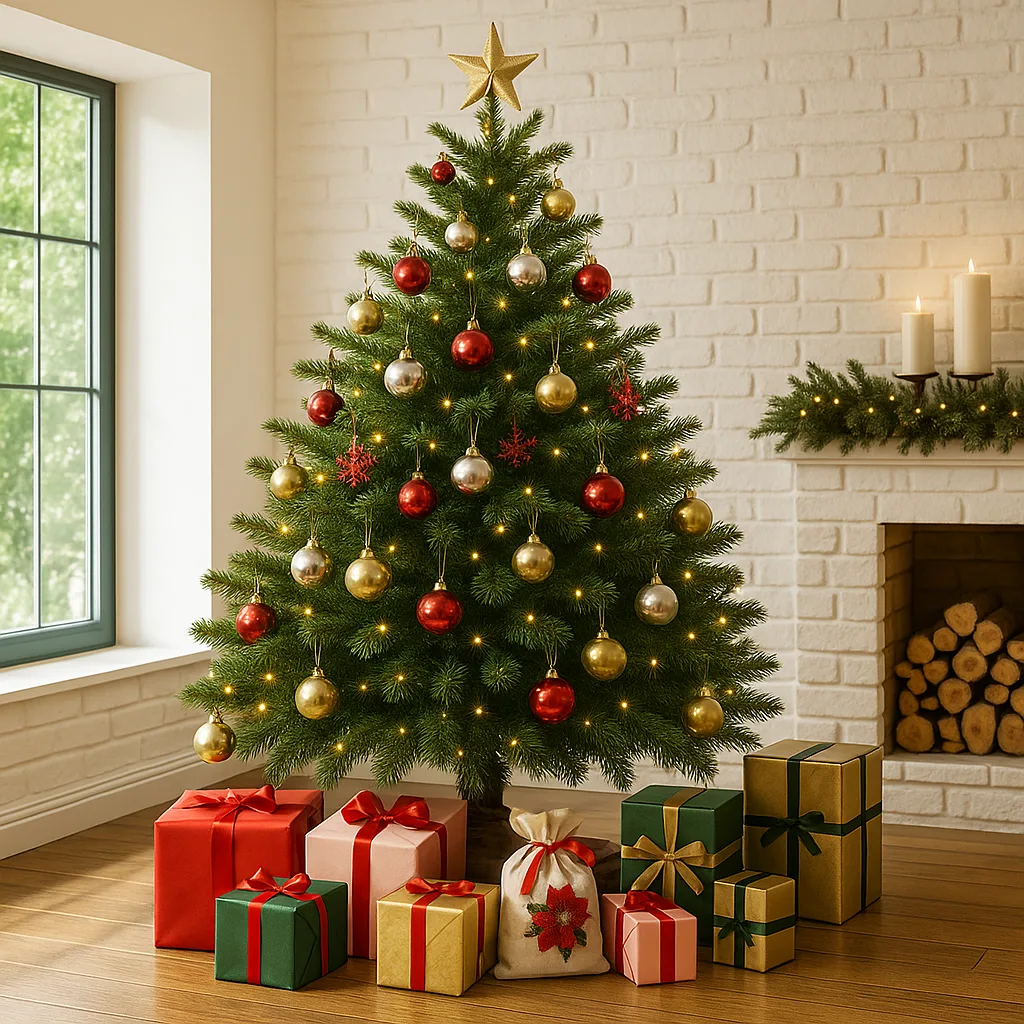 Luxury 5Ft Christmas Tree Dubai with Decoration & Gift Set
