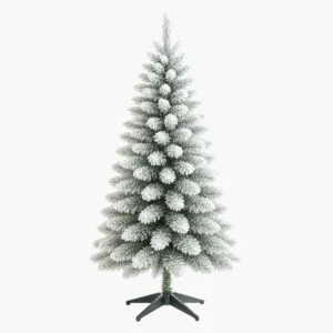 Snow-Flocked Artificial Christmas Tree – 7 ft Winter Wonderland Design