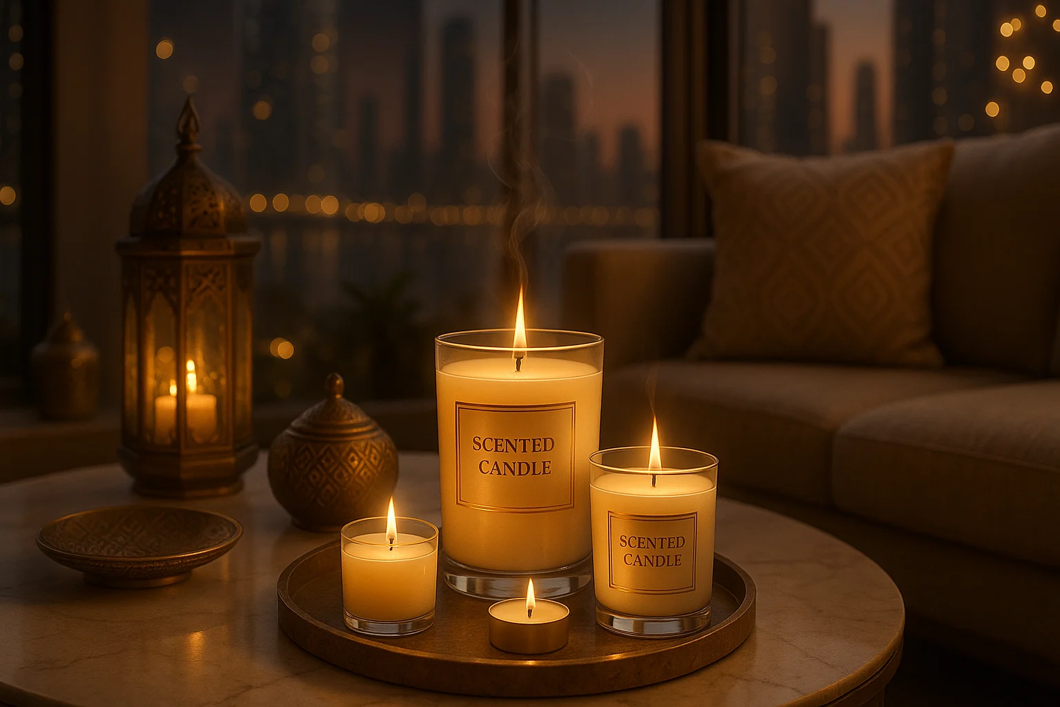 luxury scented candles dubai